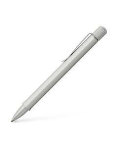 BOLIGRAFO FABER CASTELL HEXO PLATA MATE