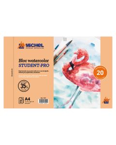 BLOC ACUARELA MICHEL WATERCOLOR STUDENT-PRO A4 300G 20H