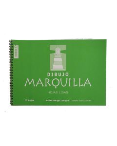 BLOC DIBUJO MARQUILLA ESPIRAL SIN RECUADRO FOLIO 100G 20H PAQUETE 10UD