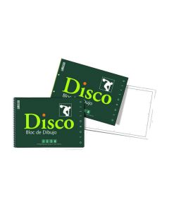 BLOC DIBUJO DISCO 2 TALADROS FOLIO 130G 20H PAQUETE 12UD