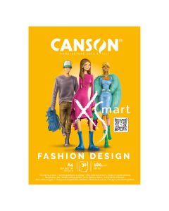 BLOC DIBUJO CANSON XSMART DISEÑO GRAFICO ENCOLADO A4 180G 30H