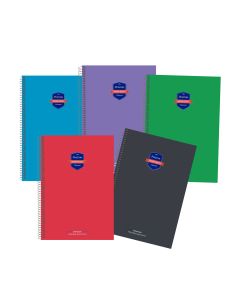 BLOC PRAXTON POLIPROPILENO FOLIO 90G 80H PAUTA 3,5 SURTIDO PAQUETE 5UD