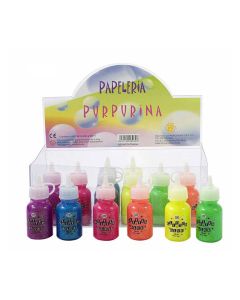 ESCARCHA CON COLA NEON EXPOSITOR 24UD