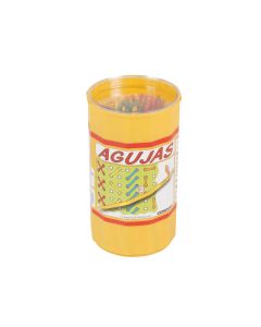 AGUJA LADO 5 COLORES + CORDON BOTE 100UD