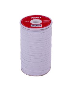 BOBINA GOMA ELASTICA APLI 5MMX100M BLANCA