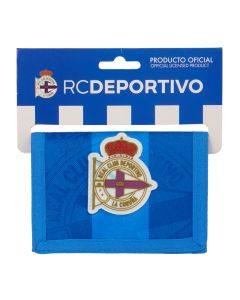 BILLETERA SAFTA CON CABECERA REAL DEPORTIVO DE LA CORUÑA 9,5X12,5CM