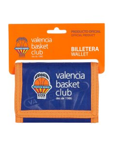 BILLETERA SAFTA VALENCIA BASKET CON CABECERA 9,5X12,5CM