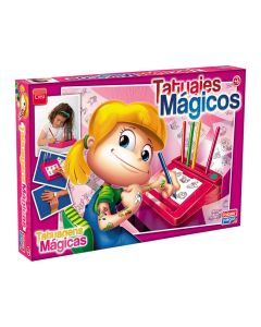 JUEGO FALOMIR TATUAJES MAGICOS ROSA +6 AÑOS