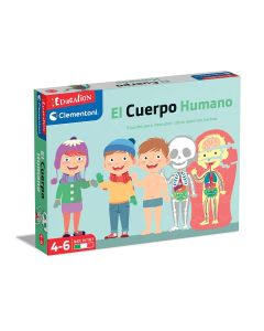 Imagen de juego clementoni aprendo el cuerpo humano para niños de 4 años