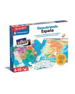 Imagen de juego clementoni aprendo descubriendo España para niños de 6 años