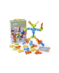 JUEGO MINILAND DESTREZA Y CONSTRUCCION 32 PIEZAS CON BUNI +18 MESES