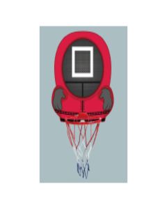 Imagen de canasta de baloncesto el Calamar PVC con balón cuadrado 25,5 cm