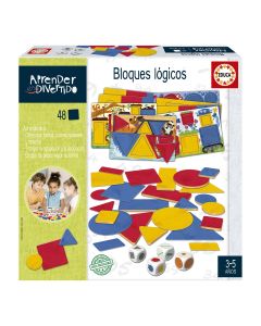 JUEGO EDUCA APRENDER ES DIVERTIDO BLOQUES LOGICOS +3 AÑOS