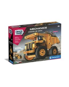 Imagen de camión minero ciencia y juego de Clementoni para niños de 8 años. A la venta en Novedades Marlu.