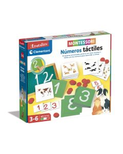 Imagen de juego clementoni montessori números táctiles para niños de 3 años