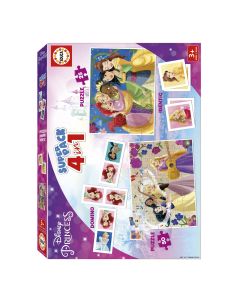 JUEGO EDUCA SUPERPACK 4 EN 1 DISNEY PRINCESS +3 AÑOS