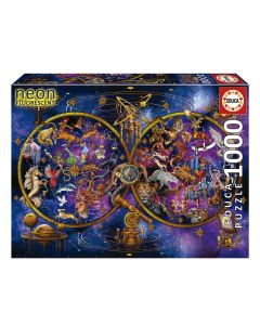 PUZZLE 1000P EDUCA FLUOR CONSTELACIONES +14 AÑOS