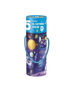 PUZZLE 100P IMAGILAND PUZZLING CILINDRICO NIVEL 5 EL SISTEMA SOLAR 7-9 AÑOS