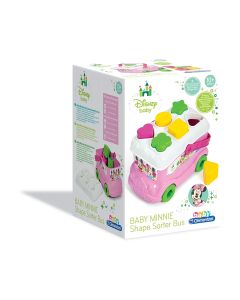 JUEGO CLEMENTONI BABY MINNIE AUTOBUS FORMAS Y COLORES +10 MESES