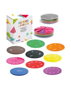 JUEGO DOHE MEDIDORES DE ANGULOS 51 PIEZAS +6 AÑOS