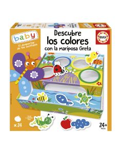 JUEGO EDUCA BABY DESCUBRE LOS COLORES CON LA MARIPOSA GRETA +24 MESES