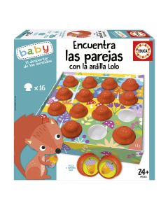 JUEGO EDUCA BABY ENCUENTRA LAS PAREJAS CON LA ARDILLA LOLO +24 MESES