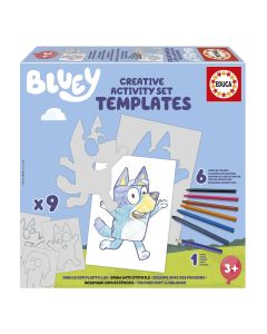 JUEGO EDUCA CREATIVE ACTIVITY SET BLUEY PLANTILLAS +3 AÑOS