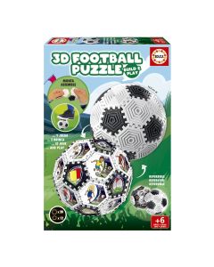 JUEGO EDUCA PUZZLE BALON FUTBOL 3D +6 AÑOS