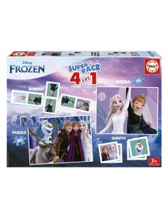 JUEGO EDUCA SUPERPACK 4 EN 1 FROZEN +3 AÑOS