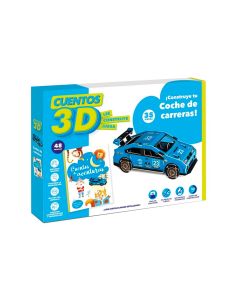 JUEGO IMAGILAND PLAYTIME CUENTOS 3D COCHE DE CARRERAS +4 AÑOS