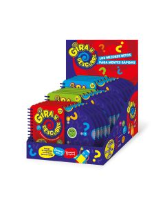 Imagen de bookit libro de actividades gira y descubre de Imagiland de 15 UD para niños de 5 años sobre un expositor de sobremesa.