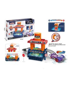 JUEGO ALEX BOG TUNEL DE LAVADO DE COCHES CON RAMPA 24 PIEZAS +3 AÑOS