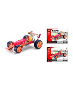 Imagen de coche de carreras de construcción vintage de Alex Bog de 188 piezas para niños de 8 años