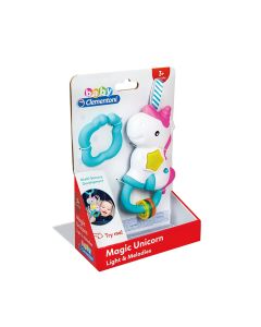 JUEGO CLEMENTONI BABY SONAJERO MUSICAL UNICORNIO +3 MESES