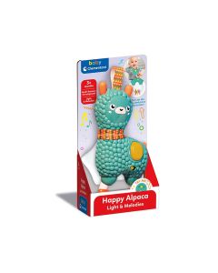 JUEGO CLEMENTONI BABY SONAJERO MUSICAL ALPACA +3 MESES
