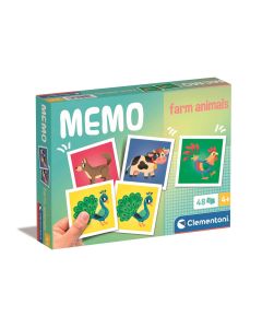 Imagen de juego clementoni memo pocket la granja para niños de 4 años