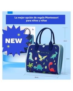 Imagen de maleta didáctica Montessori boy de Alex Bog para niños de 2 años
